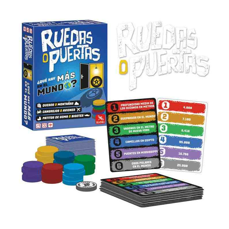 RUEDAS O PUERTAS Party Games Ludilo