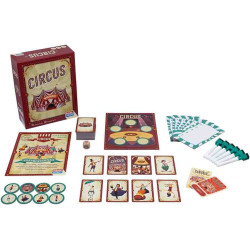 CIRCUS Joc de taula d `estrategia, memoria, azar i Magia, la del Circ Falomir