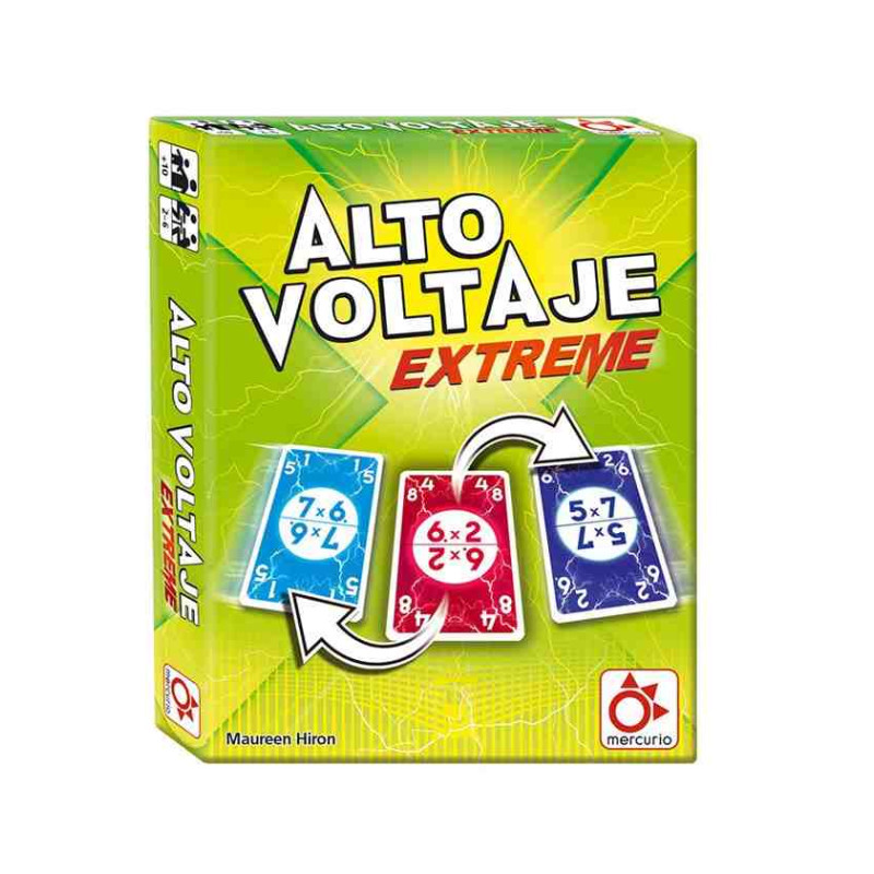 ALTO VOLTAJE EXTREME Joc de cartes de calcul Mercurio
