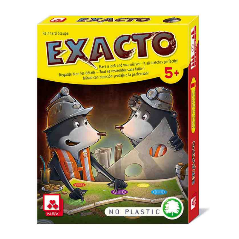 EXACTO INTERNACIONAL Juego de cartas Mercurio