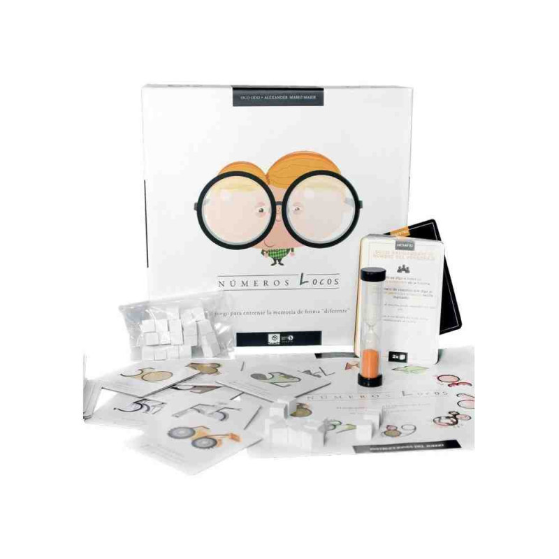 NUMEROS LOCOS Juego de cartas para entrenar la memoria de forma diferente SDGames
