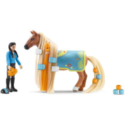 SET INICI KIM & CARAMEL  Schleich Cavalls Horse Club 42585