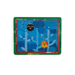 TRECACLOSQUES DE FUSTA 3 PISOS 18 pcs. LES TOUPITIS  Moulin Roty 679103