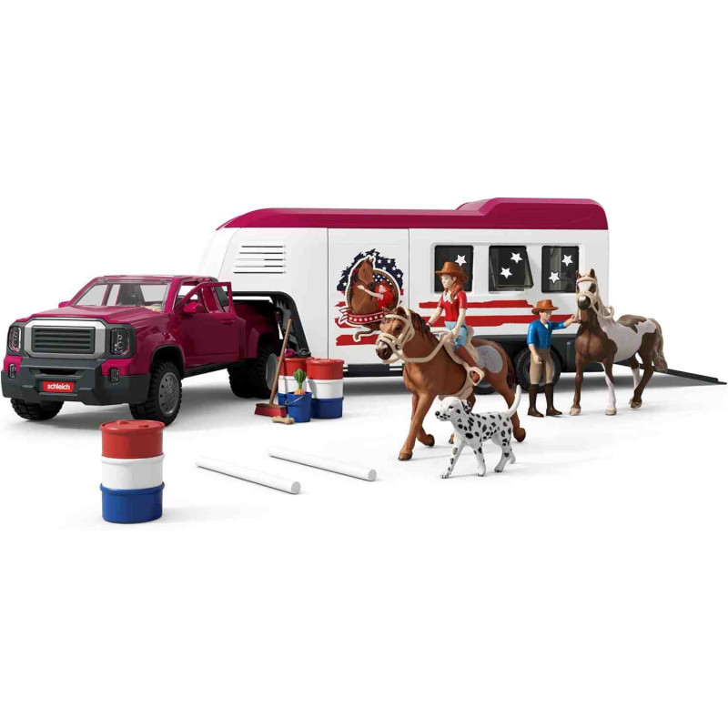 CAMIONETA LAKESIDE AMB REMOLC cavalls Horse Club Schleich 42705