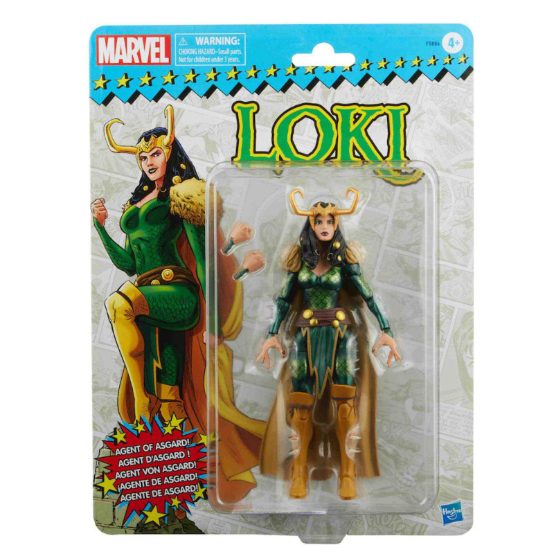 LADY LOKI  Agente de Asgard 15 cm. MARVEL LEGENDS Hasbro F58865L0