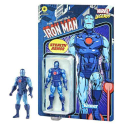 IRON MAN STEALTH ARMOR FIG.9.5 CM Marvel Legends Retro Hasbro Kenner F26685X0
