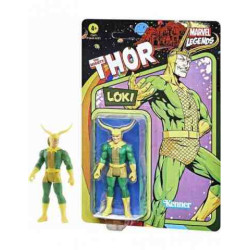 CLASSIC LOKI FIGURA 9.5 CM Marvel Legends Retro Hasbro Kenner F26715X0