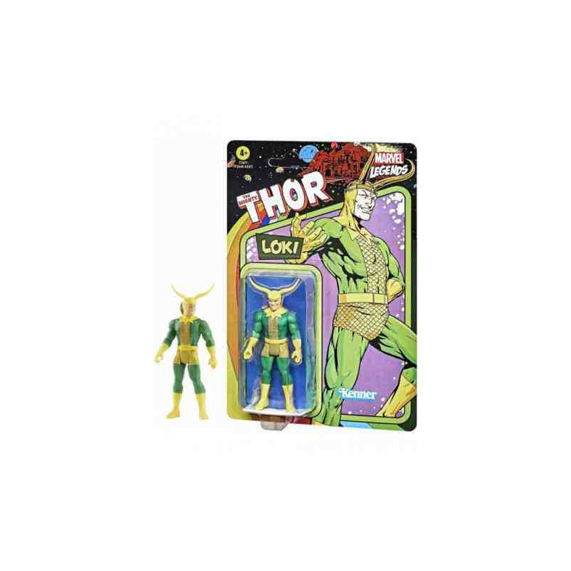 CLASSIC LOKI FIGURA 9.5 CM Marvel Legends Retro Hasbro Kenner F26715X0