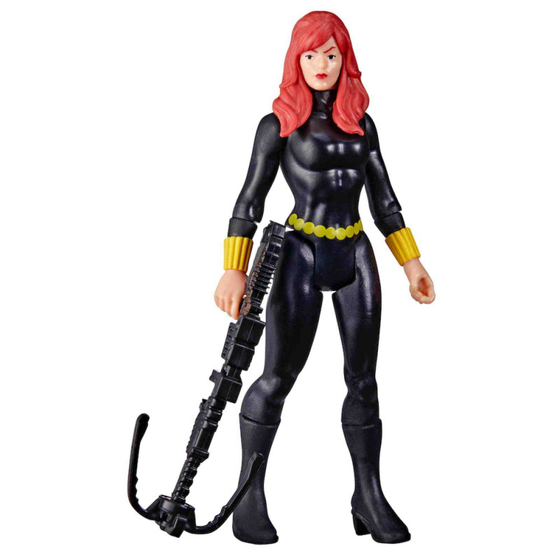 BLACK WIDOW FIGURA 9.5 CM Marvel Legends Retro Hasbro Kenner F38185XO