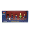PACK 5 Futbolistes F.C.Barcelona + pilota  amb Llicencia Oficial Minix Collectible Figurines