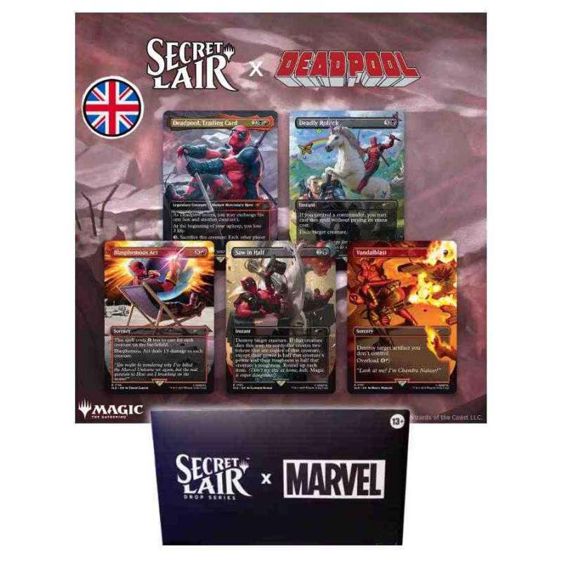 SECRET LAIR DROP SERIES X MARVEL Deadpool  (Magic The Gathering)
