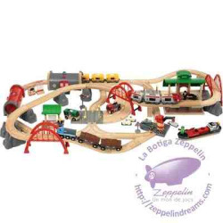 DELUXE RAILWAY SET(Brio Circuit) 