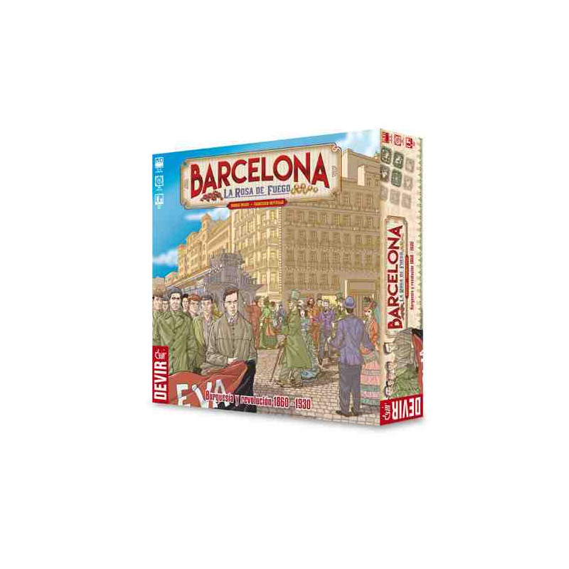 BARCELONA,LA ROSA DE FUEGO Juego de mesa Devir