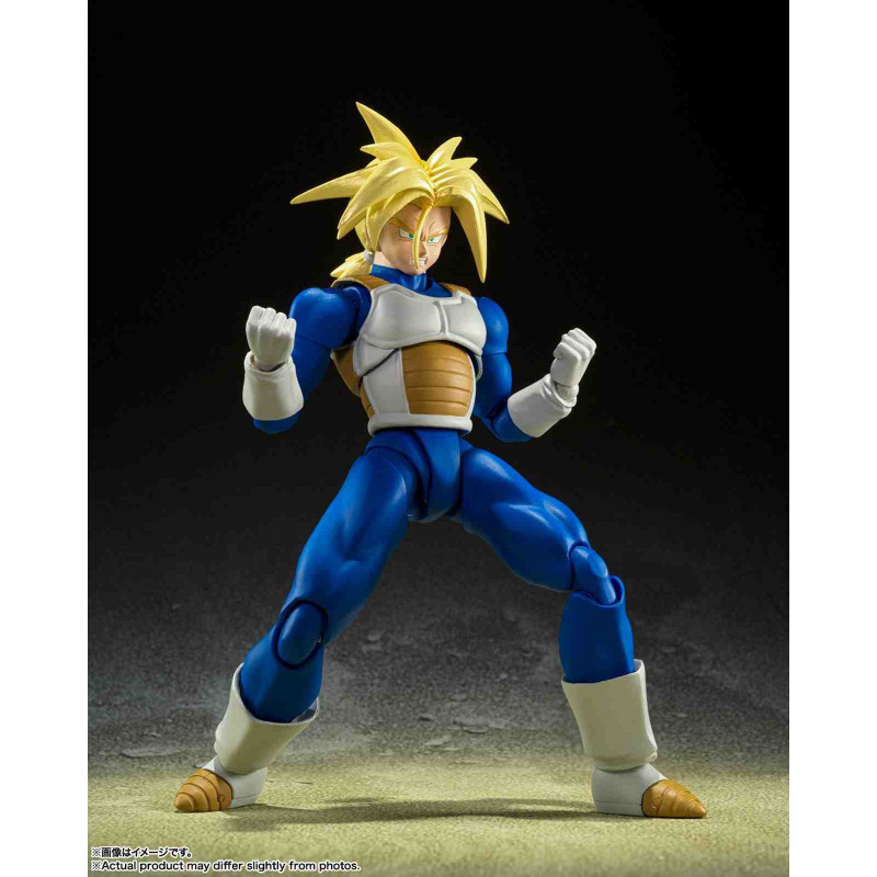 SUPER SAIYAN TRUNKS (Infinite Latent Super Power) 14cm Dragon Ball Bola de drag SH FIGUARTS Tamashii