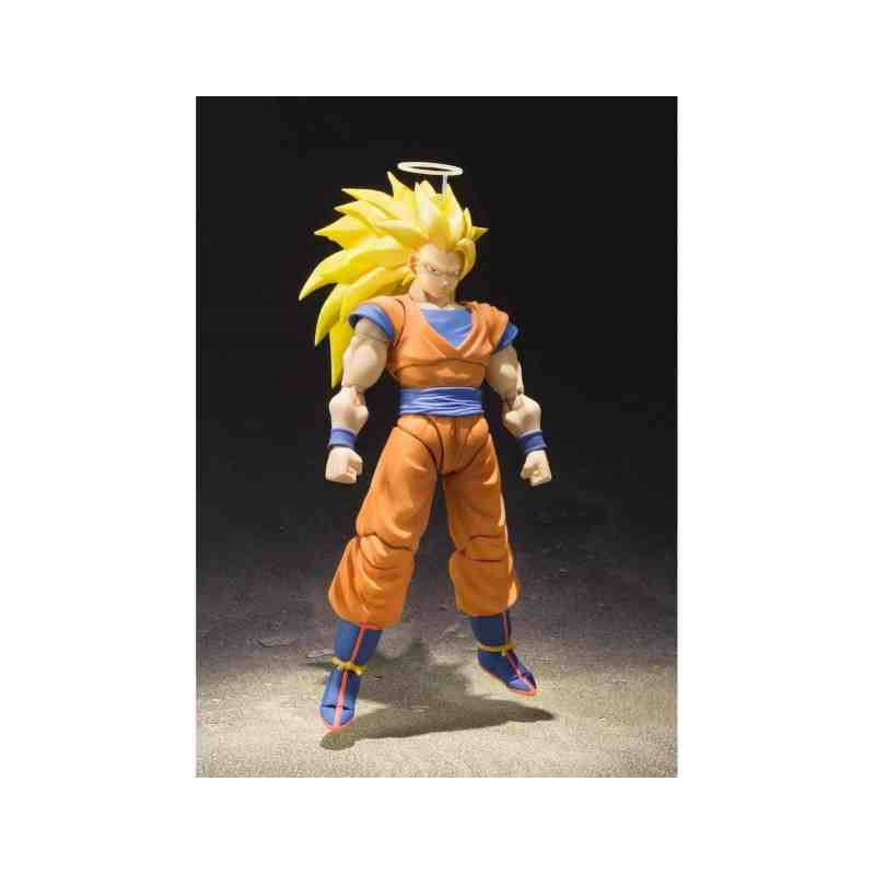 SON GOKU SUPER SAIYAN 3 F. 15,5CM Dragon Ball Z S.H. Figuarts (Re-Issue) Bola de dragonTamashii