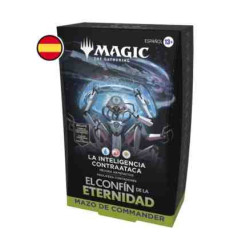 COMMANDER La inteligencia contraataca(Azul/rojo/blanco)El confin de la eternidad Magic The Gathering
