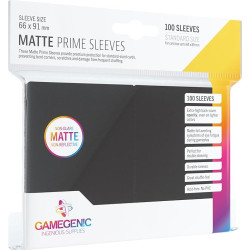 BLACK MATE PRIME SLEEVES(100) STANDARD CARD GAMES (Magic) GameGenic