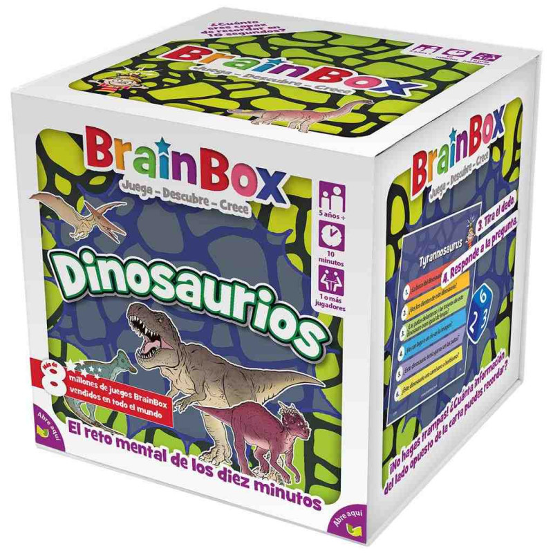 BRAINBOX DINOSAURIOS Juego de cartas Asmodee