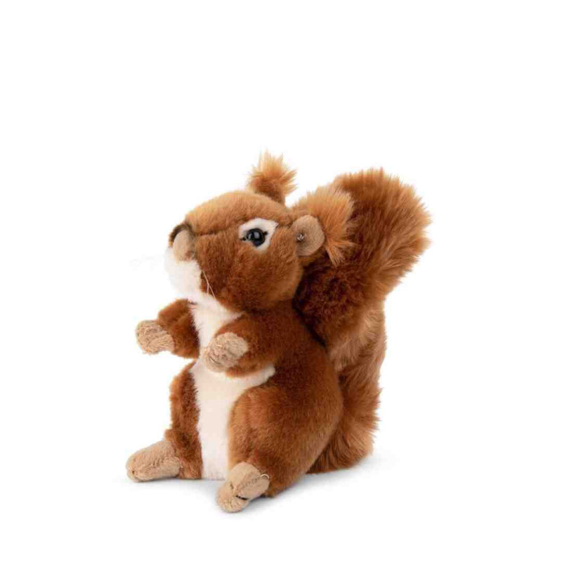 ARDILLA SENTADA DE PELUCHE 15cm.Bon Ton Toys