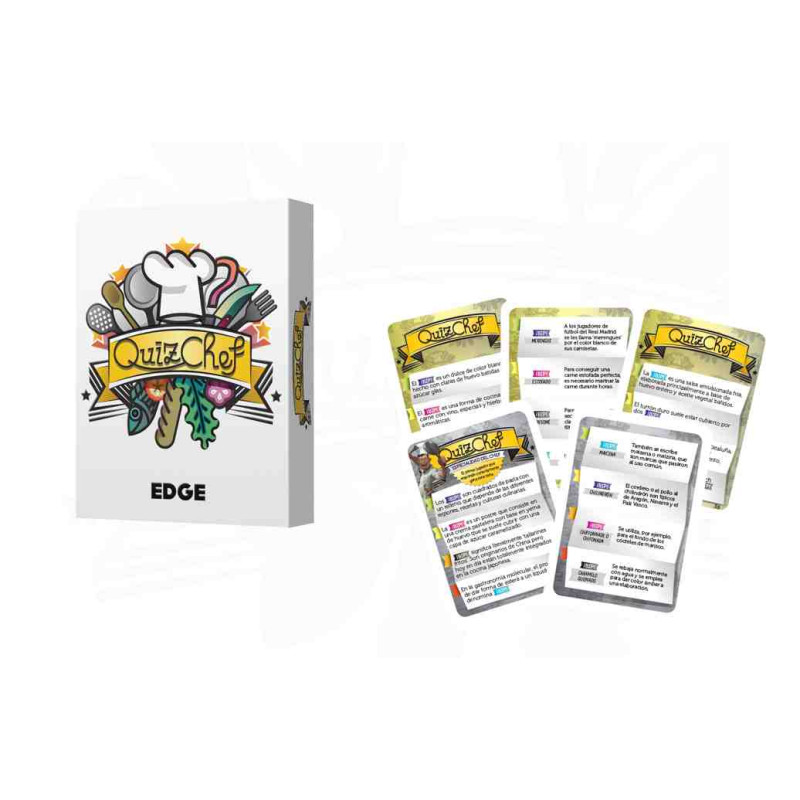 QUIZ CHEF Juego de cartas Asmodee