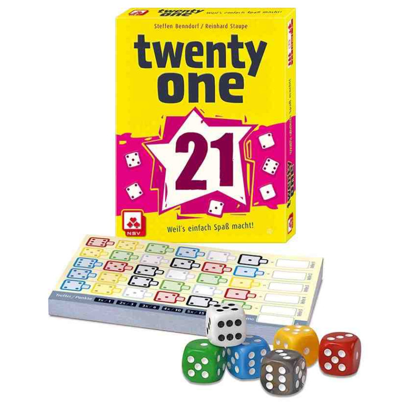 TWENTY ONE (Roll & Write) Joc de daus Mercurio