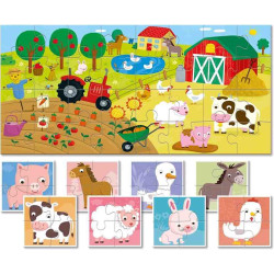 BABY PUZZLE COLLECTION LA GRANJA 32 PCS. Ludattica 20514