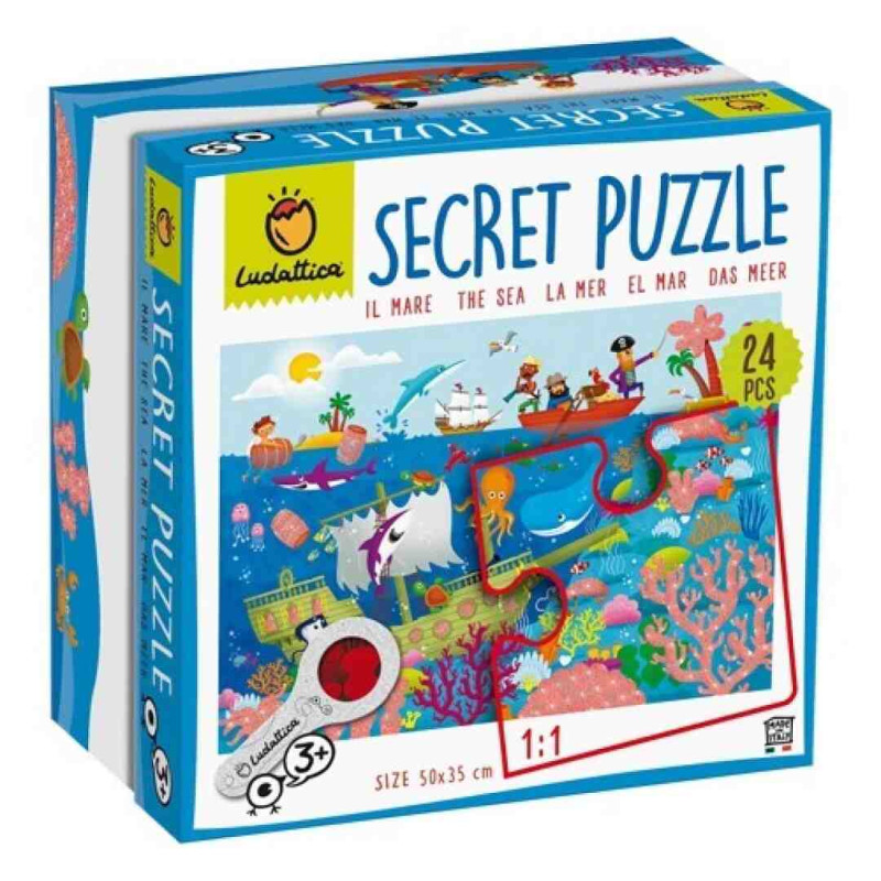 SECRET PUZZLE EL MAR 24 pcs. Ludattica 21894