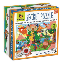 SECRET PUZZLE ASALT AL CASTELL 24 PCS. Ludattica 23171