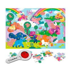SECRET PUZZLE UNICORNIOS 24 pcs.Ludattica 24147