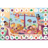 PUZZLE ZOOM TRESSOR PIRATES  24Pcs. Ludattica 23034