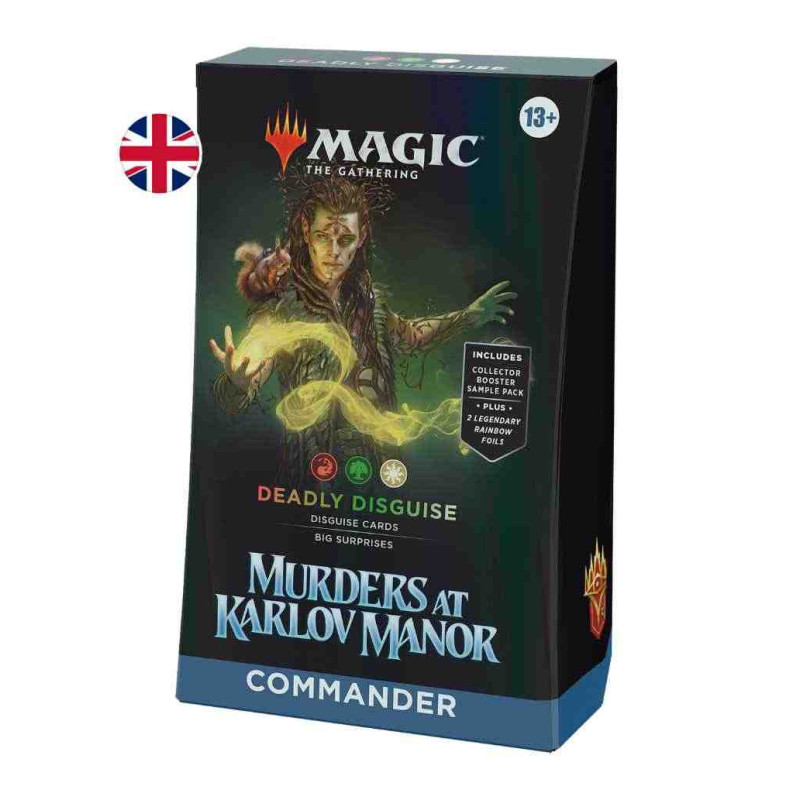 COMMANDER Deadly Disguise(Red/Green/white)Murders at Karlov Manor Magic The Gathering