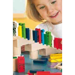 CIRCUITO DE DÓMINO MADERA Haba