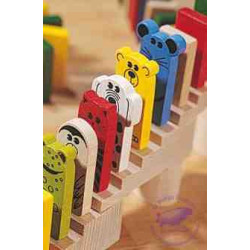 CIRCUITO DE DÓMINO MADERA Haba