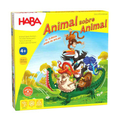 ANIMAL SOBRE ANIMAL Joc de taula d`apilar Haba