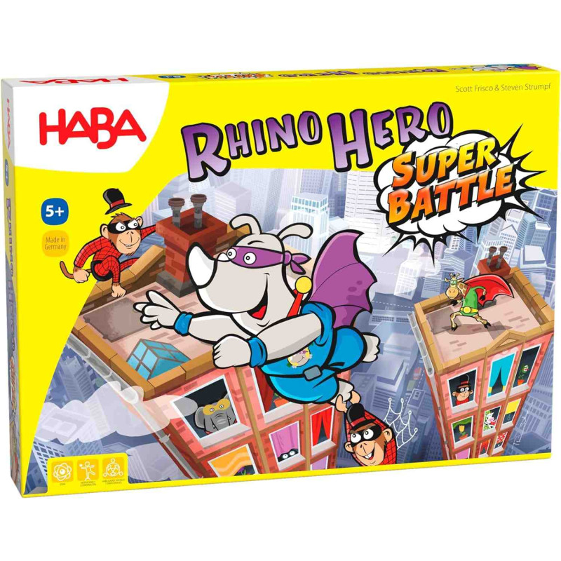 RHINO HERO-SUPER BATLLE Joc de taula Haba 303205