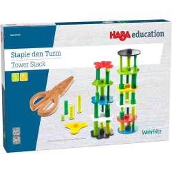 TORRE EQUILIBRIO DE MADERA  Juegode apilar y equilibrio Haba 207505