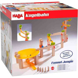 CIRCUITO DE CANICAS BASICO PACK FUNNEL JUNGLEDE MADERA (CIRCUITO CANICAS) Haba 302945