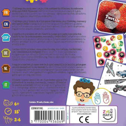 CORTEX KIDS CHALLENGE(Morado)  Juego de cartas de habilidad visual- Party Asmodee