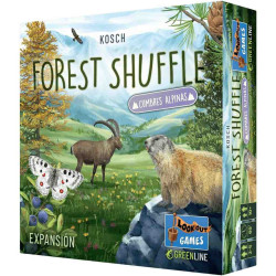 FOREST SHUFFLE Cumbres alpinas Expansión Juego de mesa Lookout Games