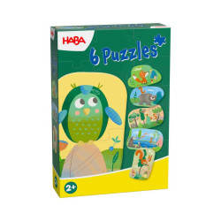 6 PRIMEROS PUZZLES - ANIMALES DEL BOSQUE 2/3/4 pcs. Haba 2012185001