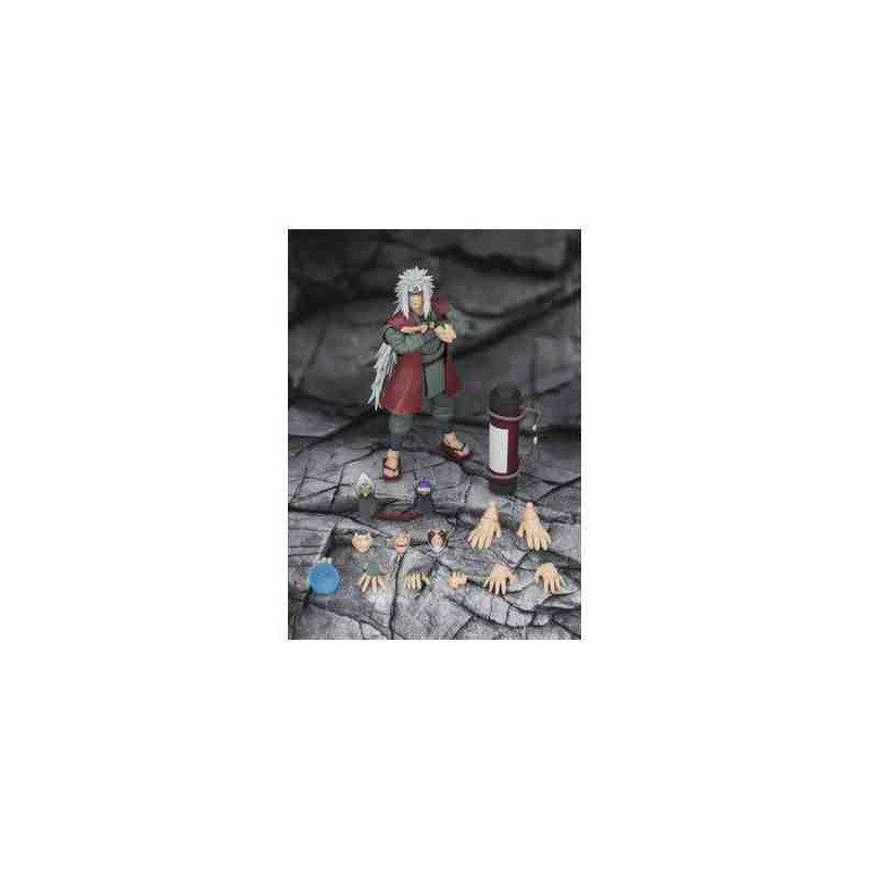 JIRAIYA HIDDEN LEAF HEROIC MASTER SAGE MODE SET FIG. 17 CM NARUTO SHIPPUDEN SH FIGUARTS COLLECTORS  