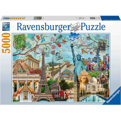 GRANS CIUTATS COLLAGE 5000pcs.Puzzle Ravensburger 17118