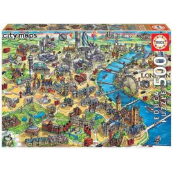 MAPA DE LONDRES 500pcs.Educa 18451