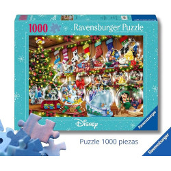DISNEY SNOW GLOBES CHRISTMAS 1000 pcs. Puzzle Ravensburger 0537