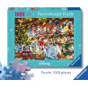 DISNEY SNOW GLOBES CHRISTMAS 1000 pcs. Puzzle Ravensburger 0537