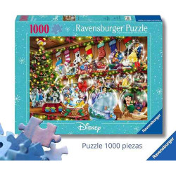 DISNEY SNOW GLOBES CHRISTMAS 1000 pcs. Puzzle Ravensburger 0537