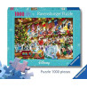 DISNEY SNOW GLOBES CHRISTMAS 1000 pcs. Puzzle Ravensburger 0537