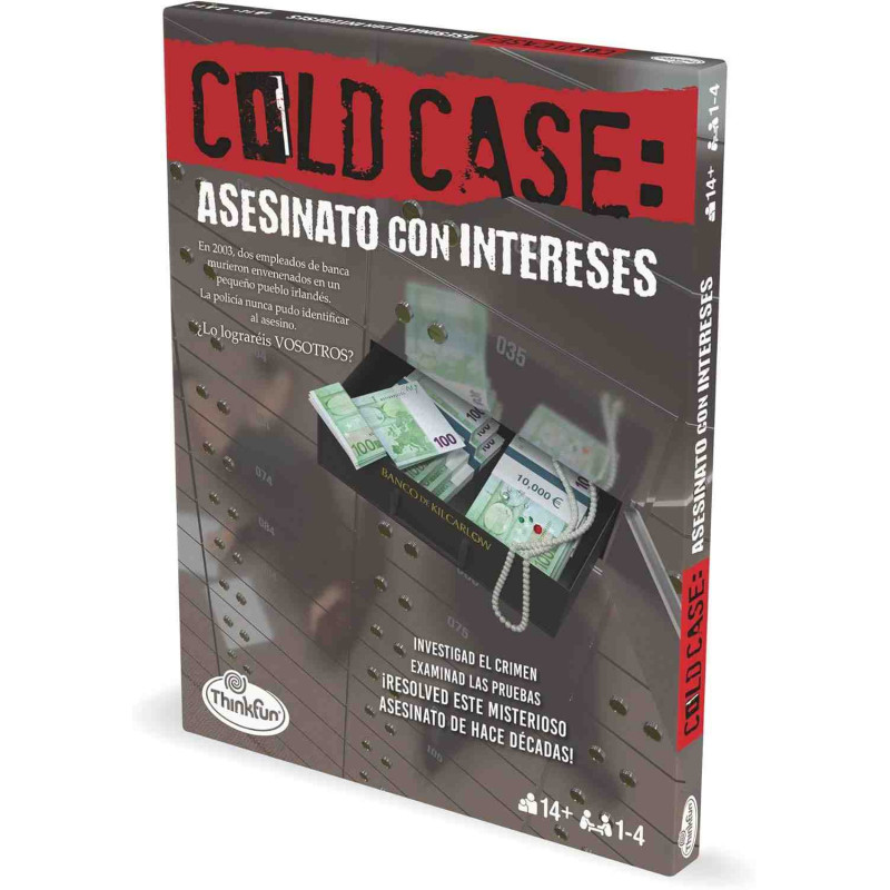COLD CASE: ASESINATO CON INTERESES Escape the room Thinkfun
