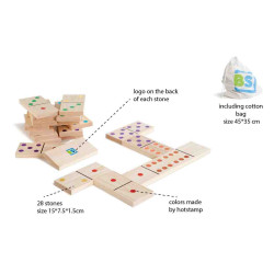 DOMINO GIGANTE CON PUNTOS DE COLOR  BuitenSpeel GA278