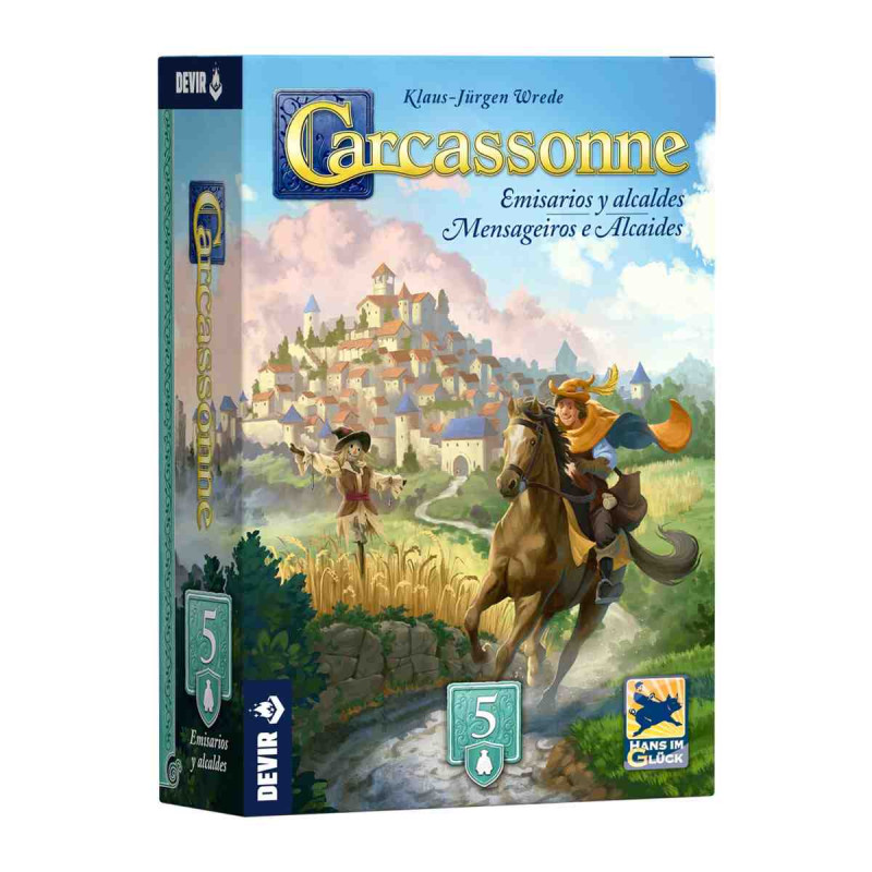 CARCASSONNE: EMISARIOS Y ALCALDES Expansio 5 Devir